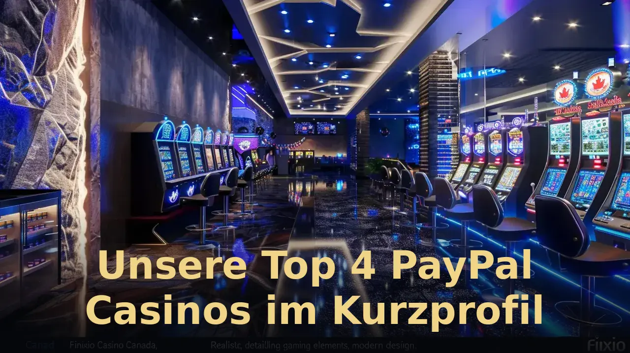 Unsere Top 4 PayPal Casinos im Kurzprofil